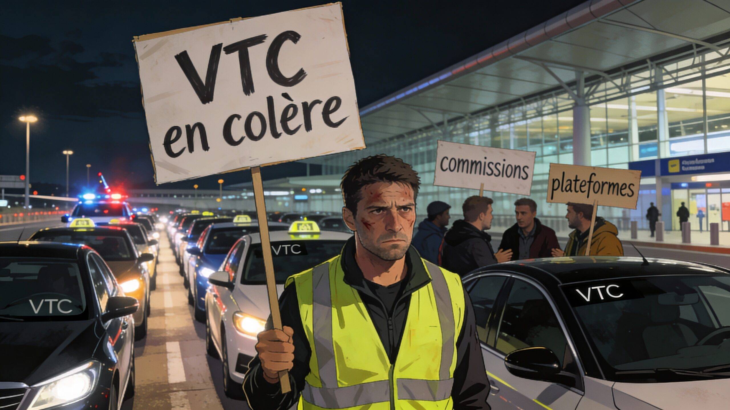 La colère silencieuse des VTC : quand le ras-le-bol des chauffeurs finit par exploser… au détriment des passagers