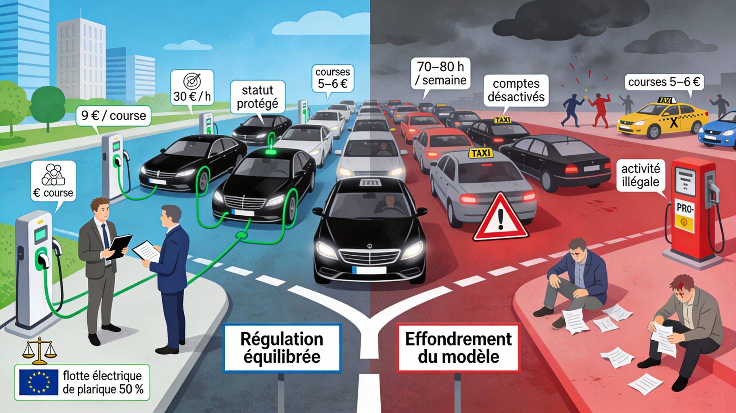 Secteur VTC 2026 : entre espoir de régulation et risque d&rsquo;effondrement