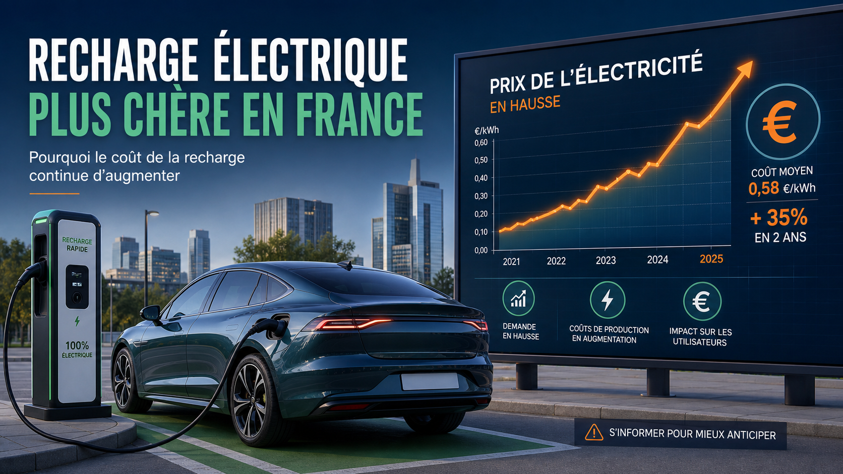Bornes de recharge VE en France : +27 000 points en 12 mois — Ce que ça change pour les VTC